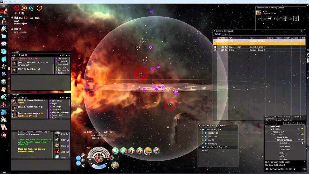 Dropped on by 10 Carriers. - SaB0TaG3 / TYR. / Exodus. - EVE Online PVP