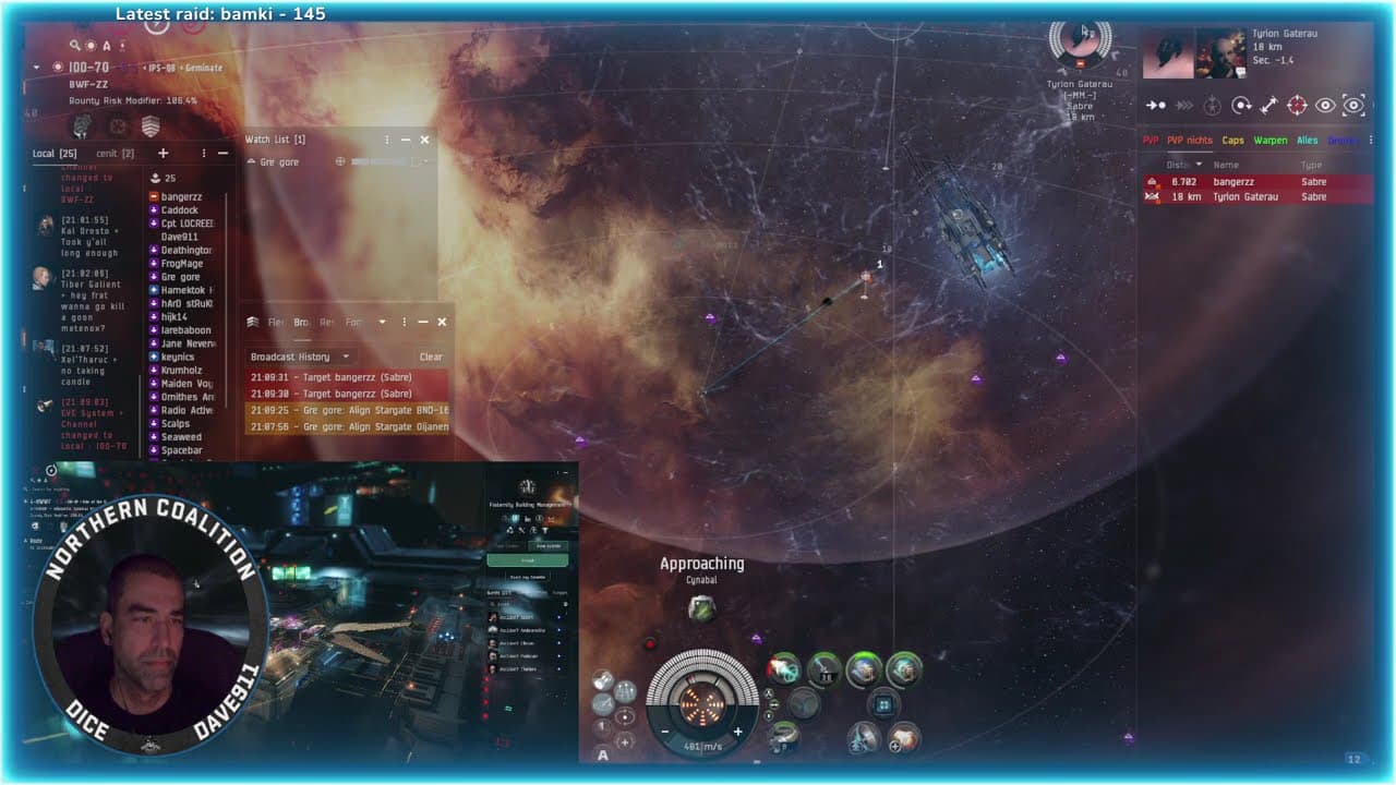 *EveOnline* *PVP/E* Fleet/Relic Hunter 900mio in under 2,5h 26/01