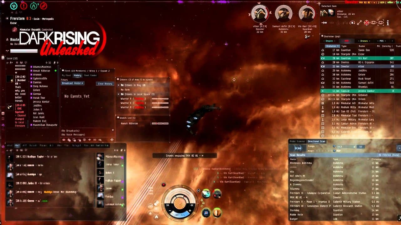 EVE Online - Dark-Rising: Cerberus v. Ashimmu