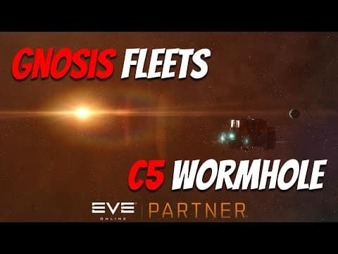 EVE Online: C5 Wormholes in a fleet of cheap Gnosis!!