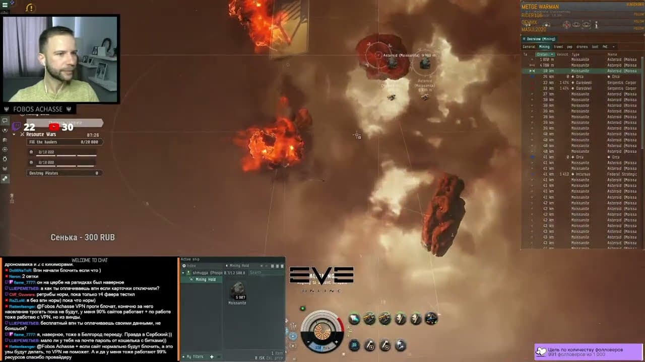 EVE online: Mining blitz