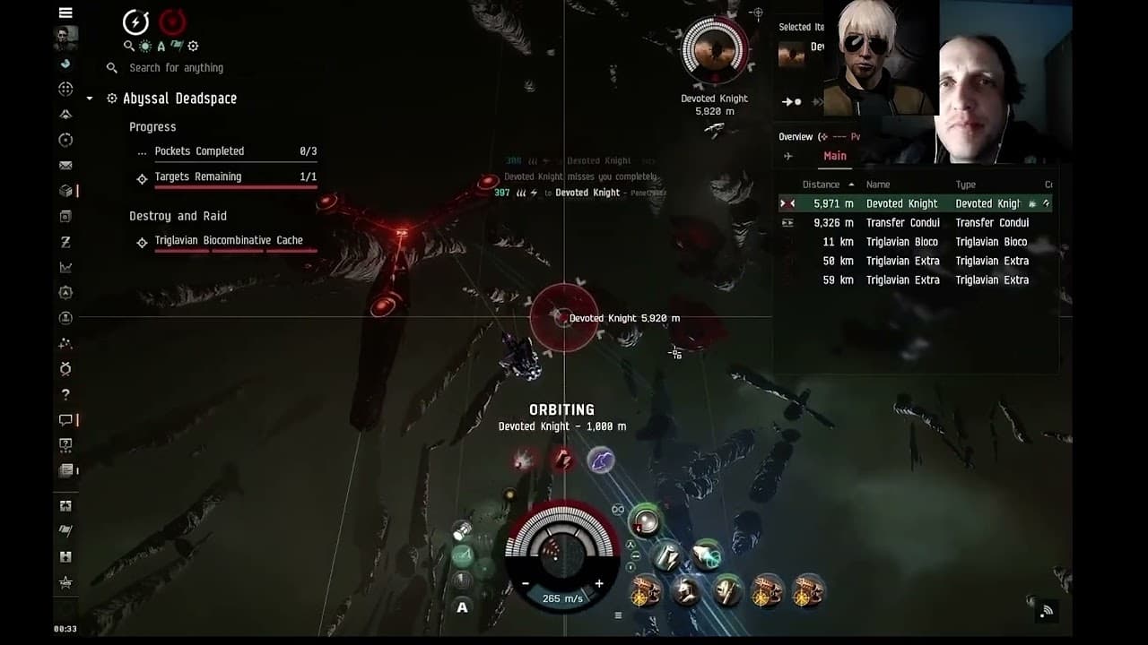 Fail eve online gameplay Abyss Devoted Knight: Commentary