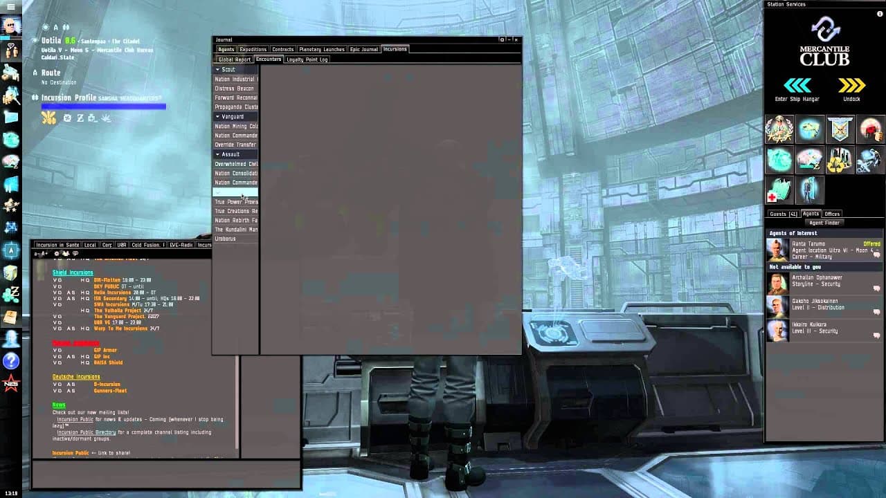 EVE Online - Incursions & how to join