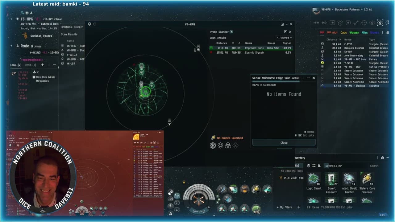 *EveOnline* *PVP/E* Late night stuff * Standing Fleet hunter 23/02