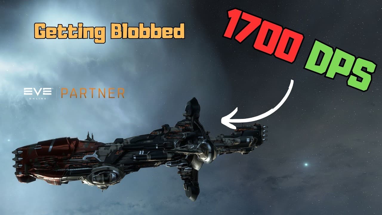 EVE Online 1700 DPS Hyperion in ESS PVP Action - Getting Blobbed