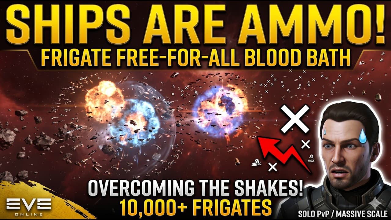 INSANE EVE Online Frigate Free-For-All | How to Cure "The Shakes" & Embrace Ship Loss!