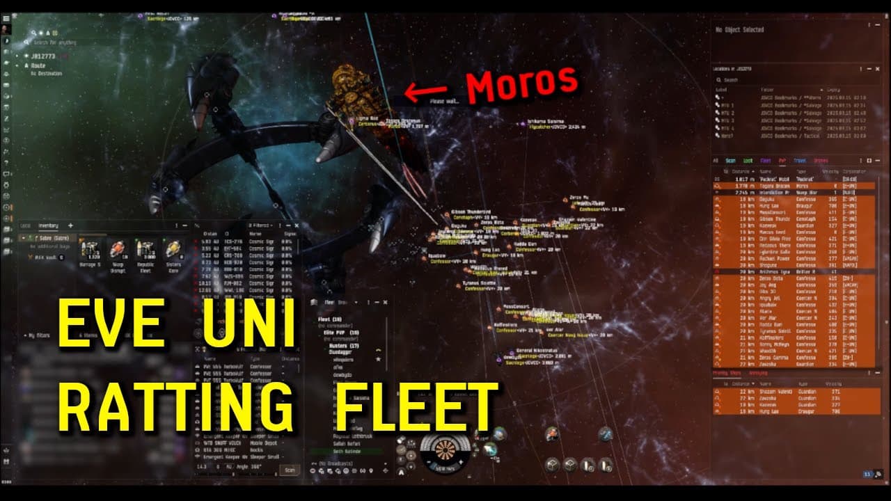 Ambushing an EVE Uni Ratting Fleet in a Wolf Rayet