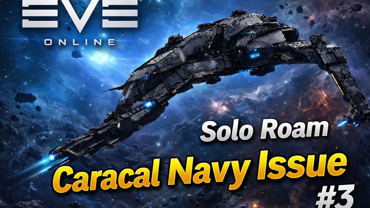 EVE Online - Caracal Navy Issue Solo hunt ratting ships in Null Part 3 - ラッティング艦狙いのソロローミング！