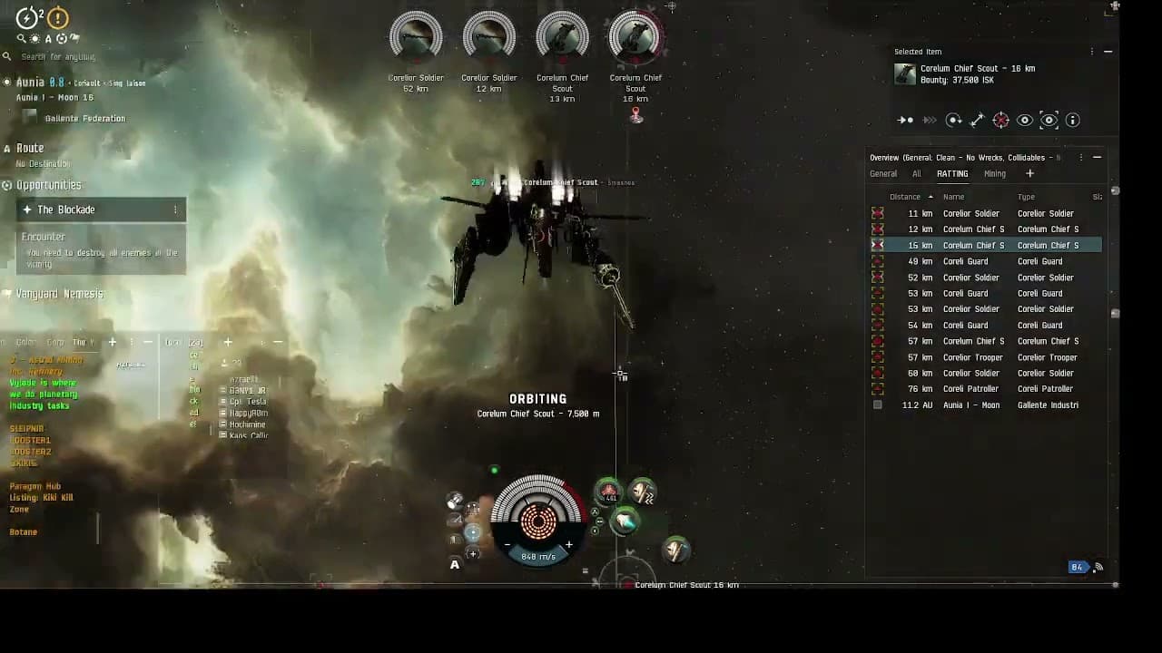 Eve Online - death mission...