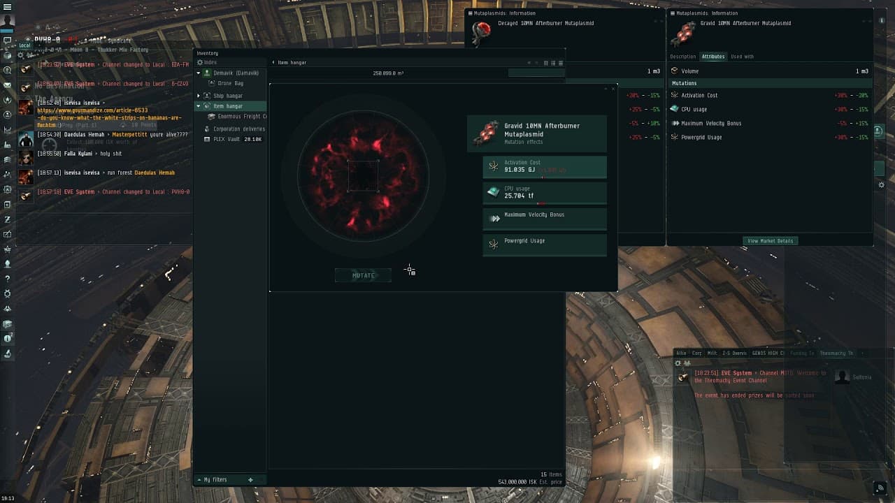 Into the Abyss Preview: Mutaplasmids