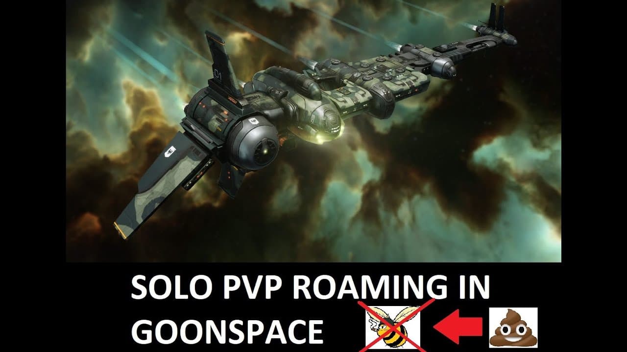 Eve online Solo PVP Roaming in goonspace 💩