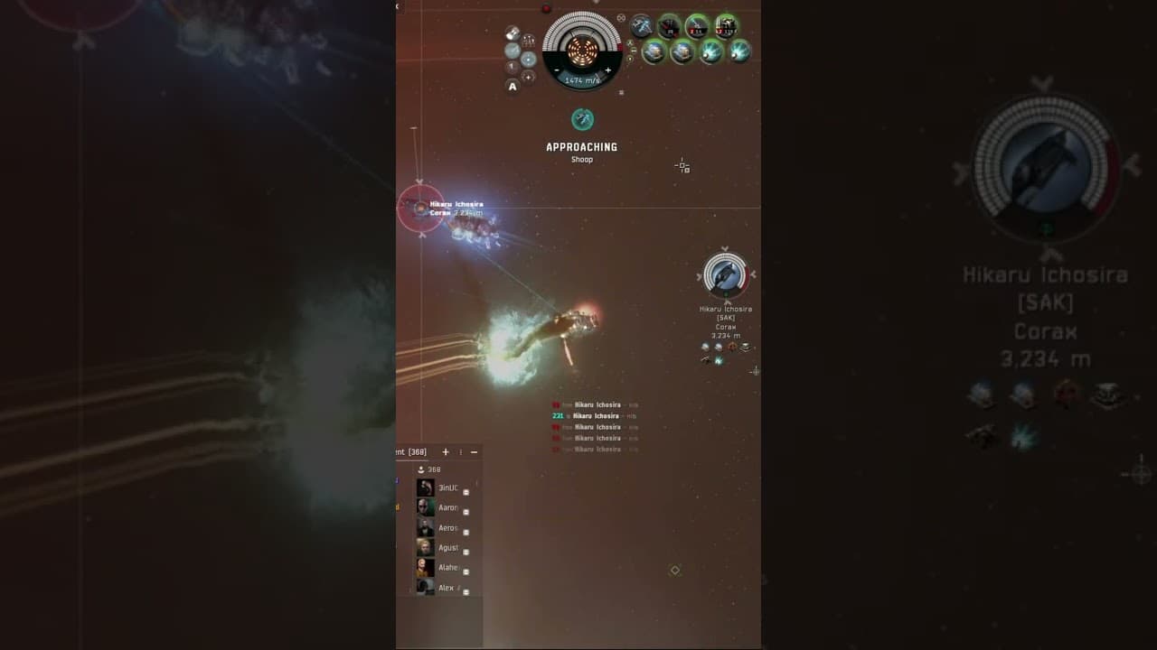EVE Online - Corax vs Tholos #eveonline #pvp #gaming