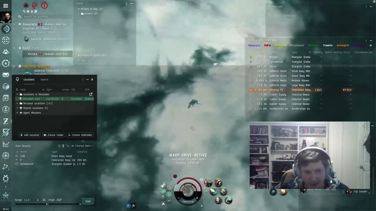 [GAMING][EVE ONLINE] I take my Fed Navy Comet against the world! And I fight a bait tristan and live