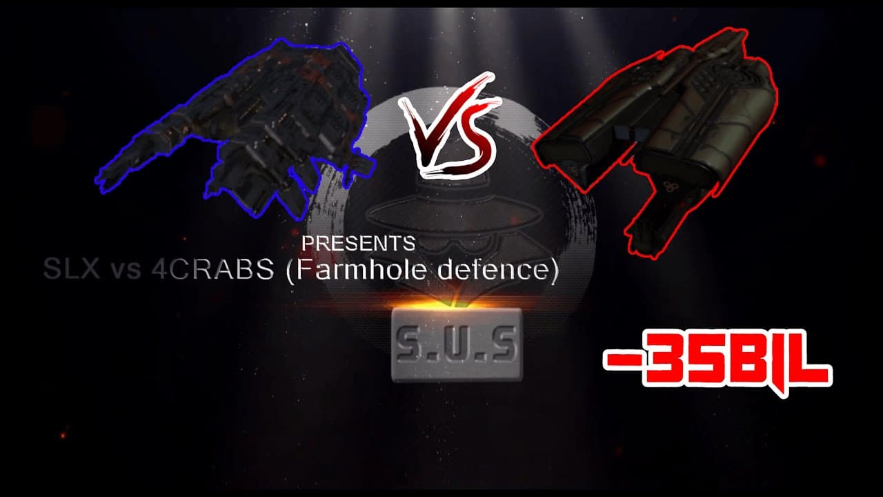 Eve Online: SUS VS 4CRABS (Farmhole Defence)