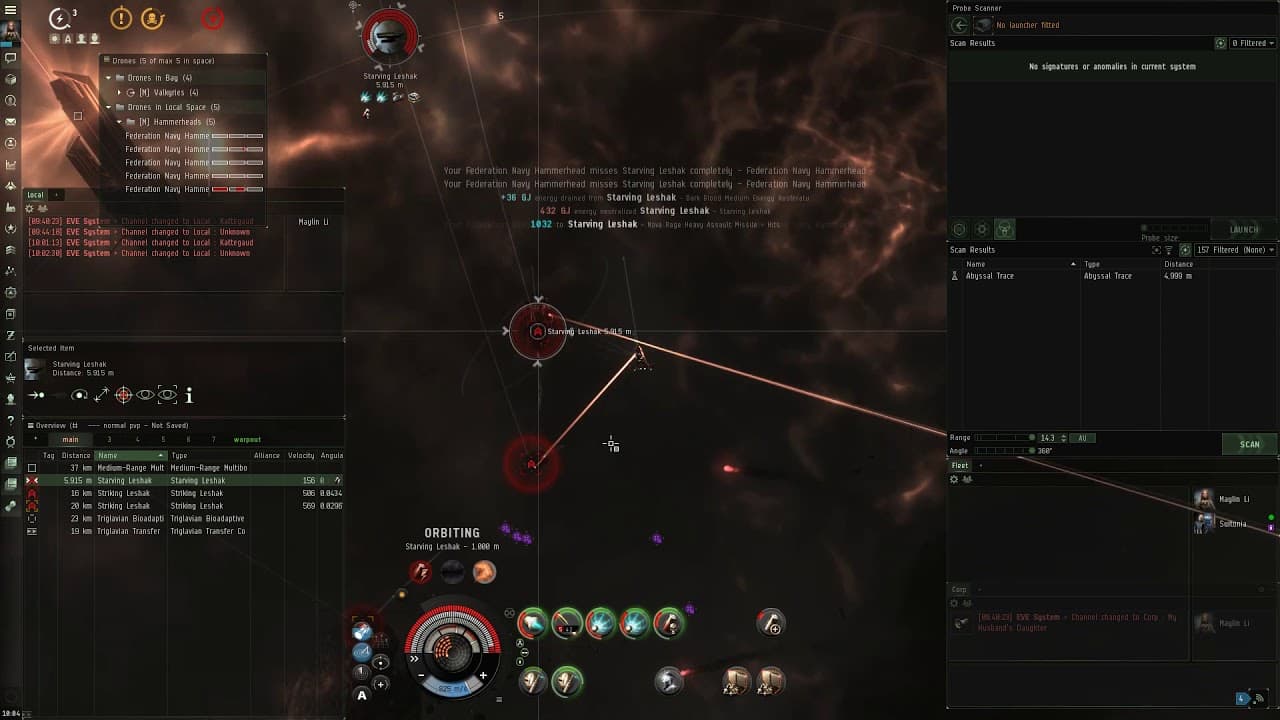 Sacrilege T5 Dark - Leshak Room (1x Renewing, 4x Starving, 2x Striking)