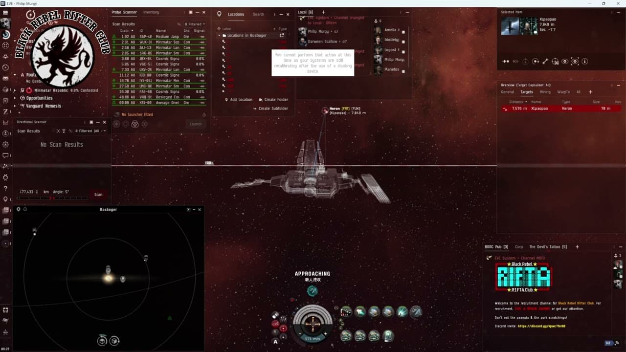 EVE ONLINE CHEETAH HUNTING HERON PVP BRRC