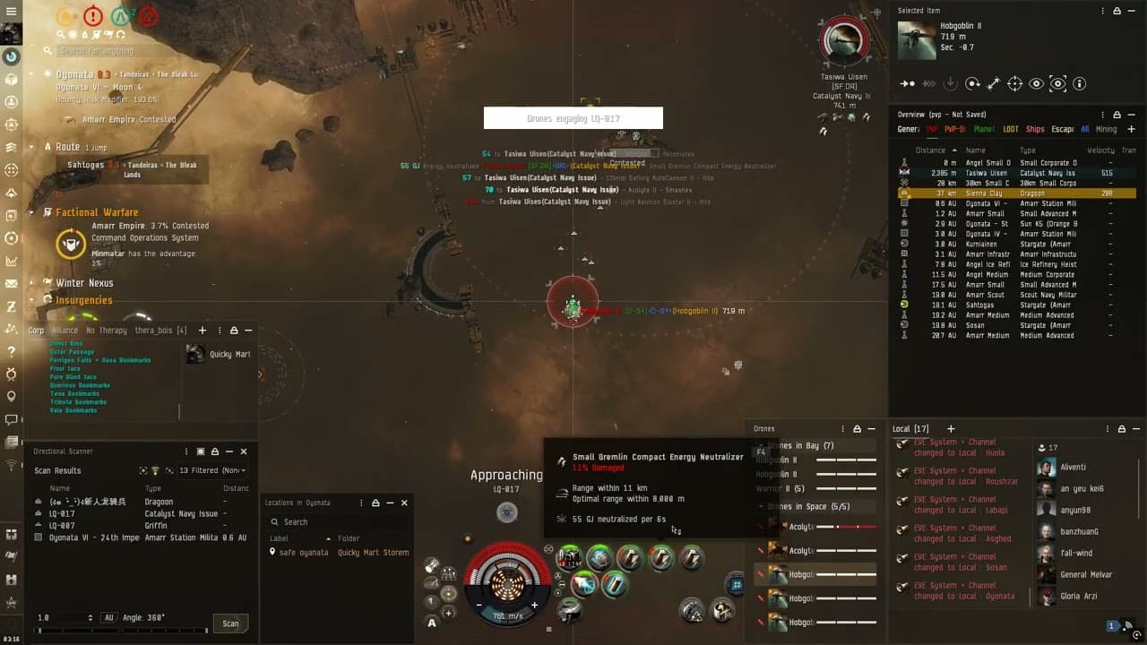 Dragoon vs GRIFFIN, CAT NAVY, DRAGOON