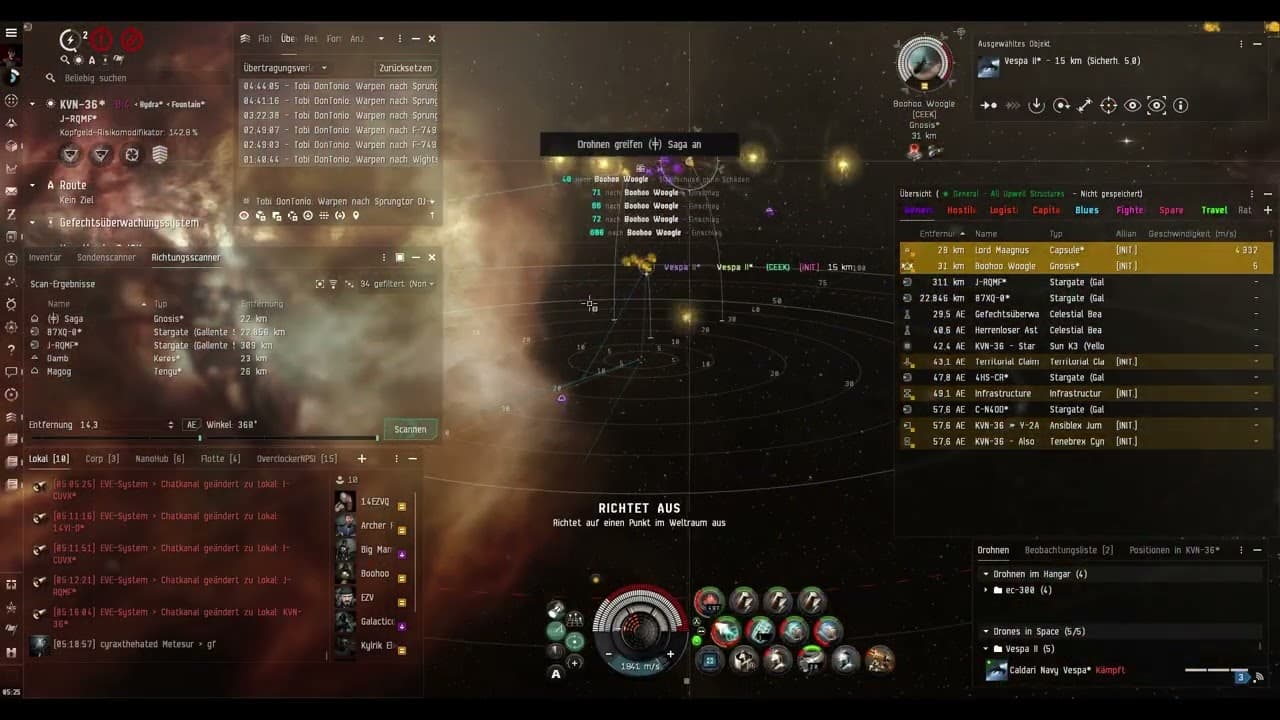 EVE ONLINE | Vedmak,curse,keres,bifrost vs Init gang