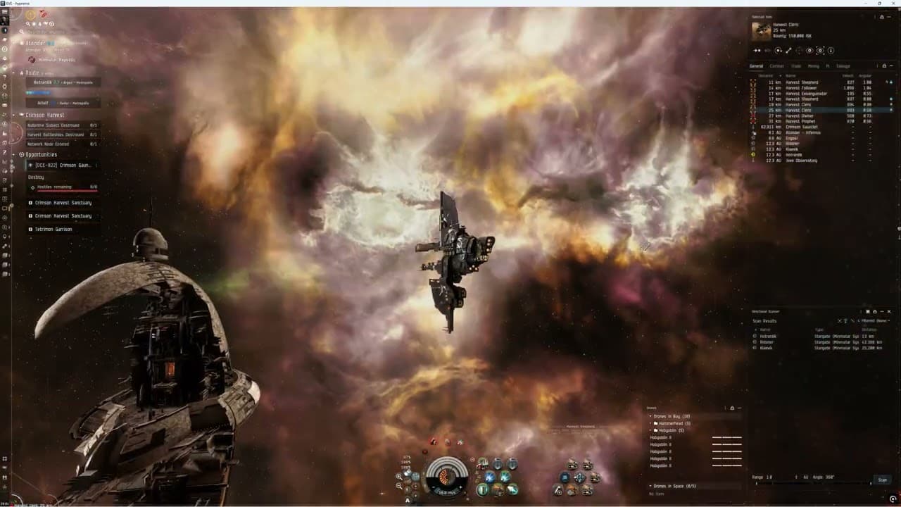 EVE Online: Crimson Harvest(The event Ver.2025) in a Crimson Gauntlet site, Vargur