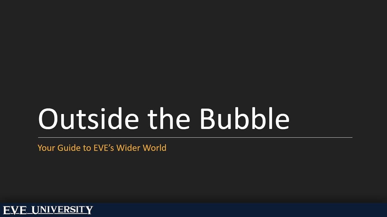 Outside the bubble