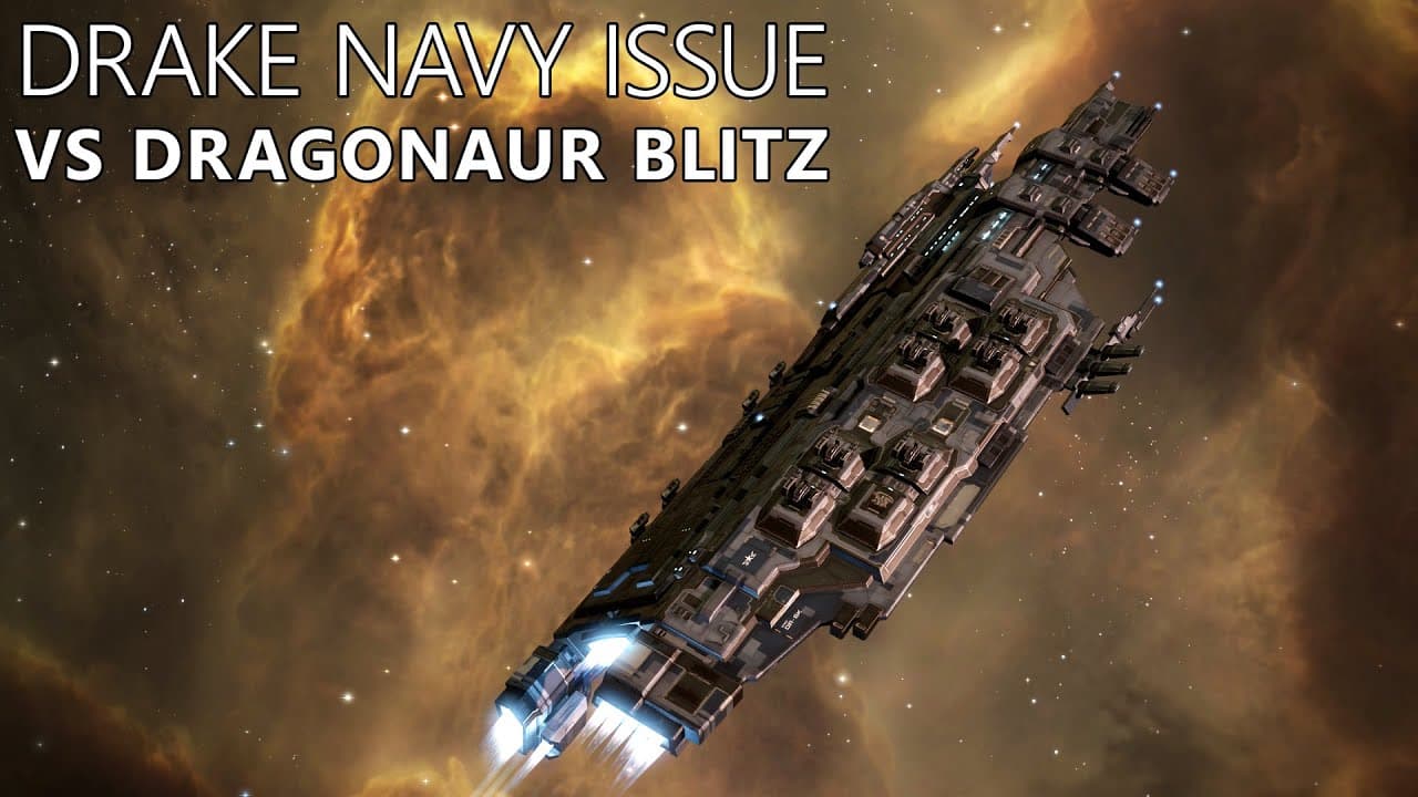 EVE Online: Dragonaur Blitz Solo in Drake Navy Issue