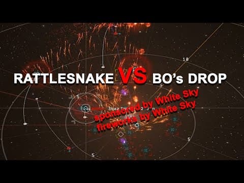 Rattlesnake VS black ops drop. Eve online PVP 2020