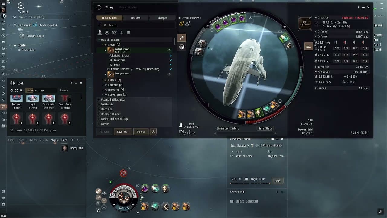 EVE ONLINE: Polarized Retribution abyssal guide