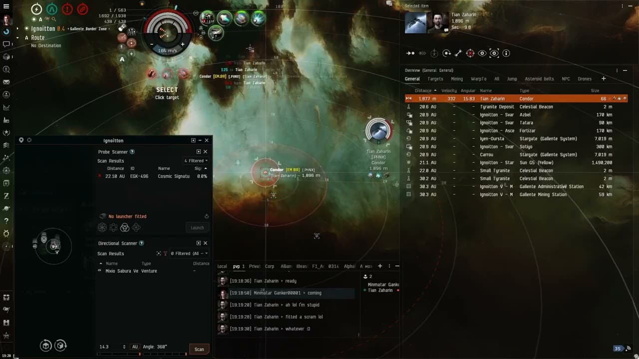 PvP 1v1 #1: Rifter vs Condor