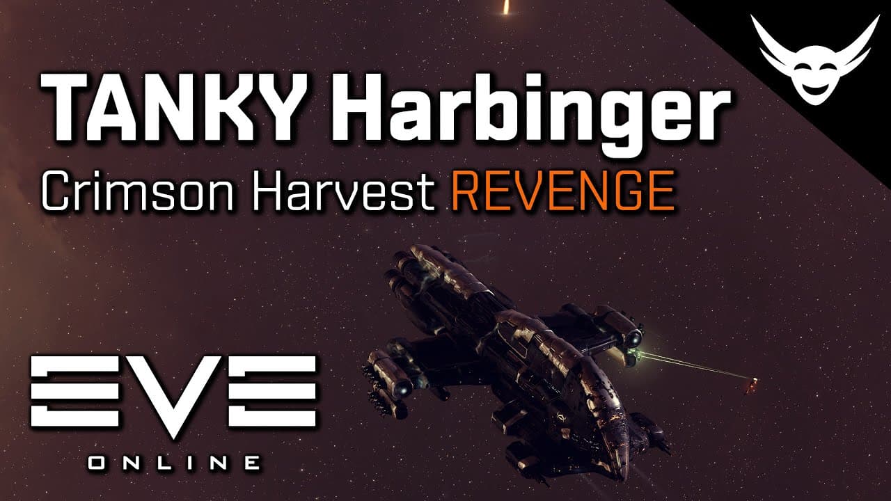 EVE Online - TANKY Cheap Harbinger Crimson Gauntlet