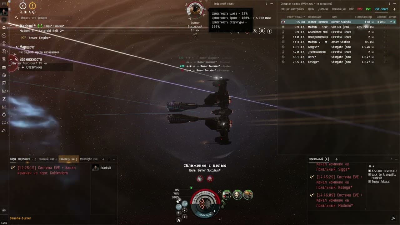 "Anomic Agent: Sansha Burner"  on Wolf