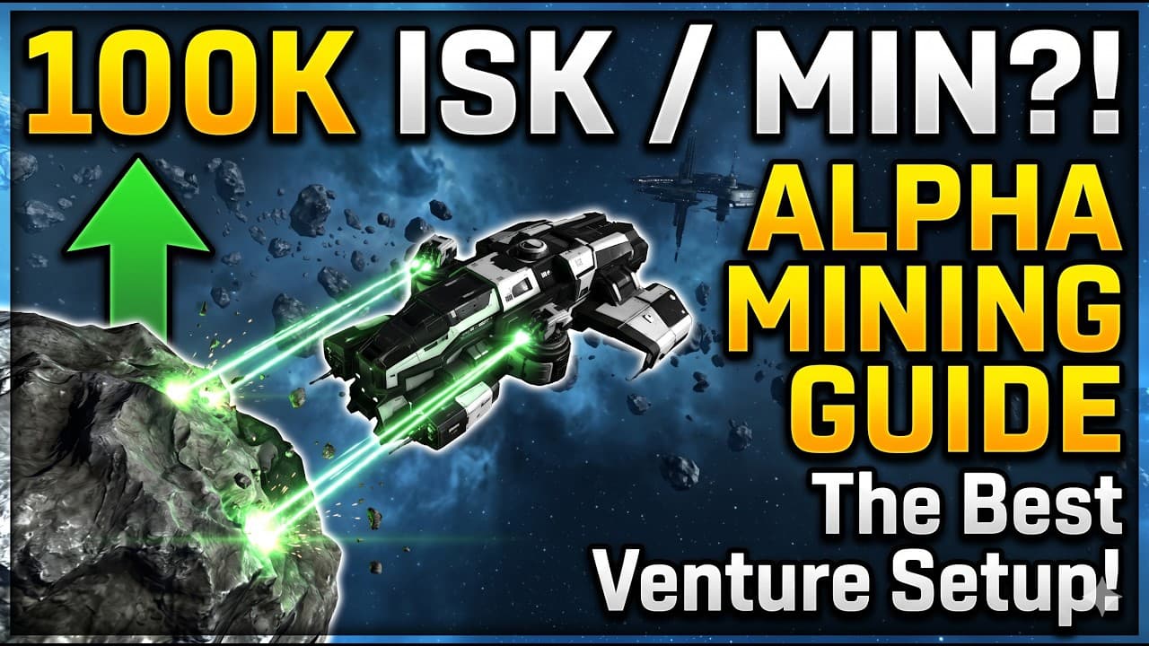 EVE Online: Is Moon Mining Worth It for Alphas? (100k ISK/Min  or 6 mil per hourTest)