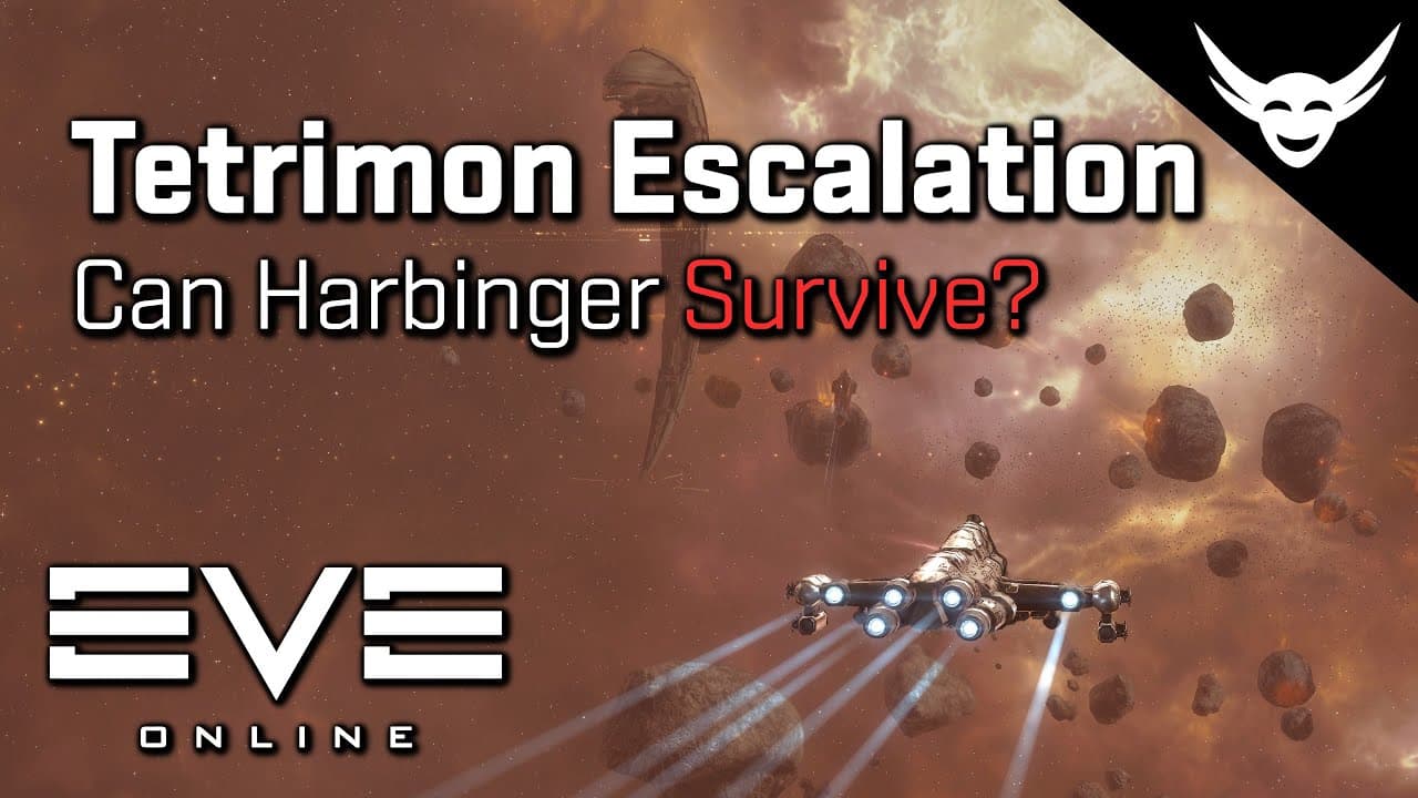 EVE Online - Tetrimon Escalation site in Harbinger!
