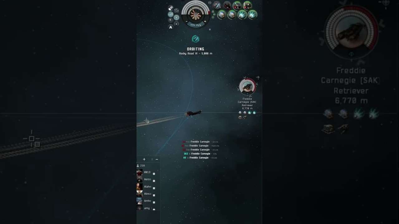 EVE Online - A Planet is NOT a Safe Spot #eveonline #gaming #pvp