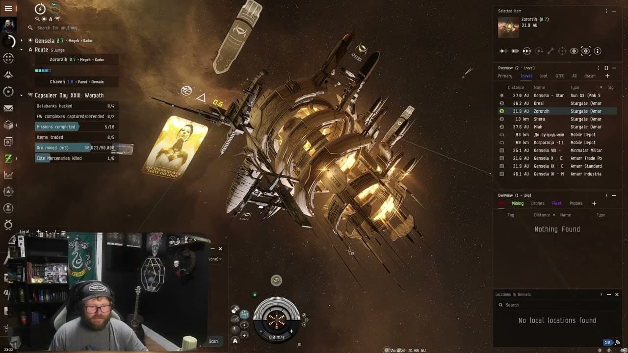 FIRST BIG TRIP OUTSIDE CALDARI SPACE!