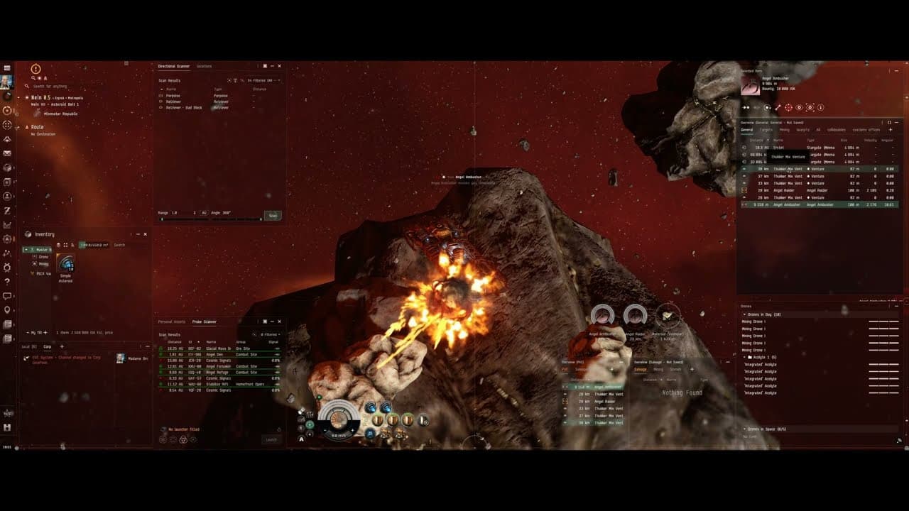 Eve Catalyst, because miners love being ganked....