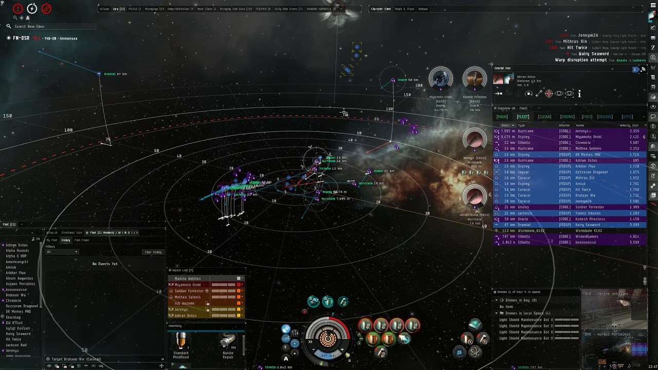 #133 T1 Fleet vs FEDUP Caracals | Osprey
