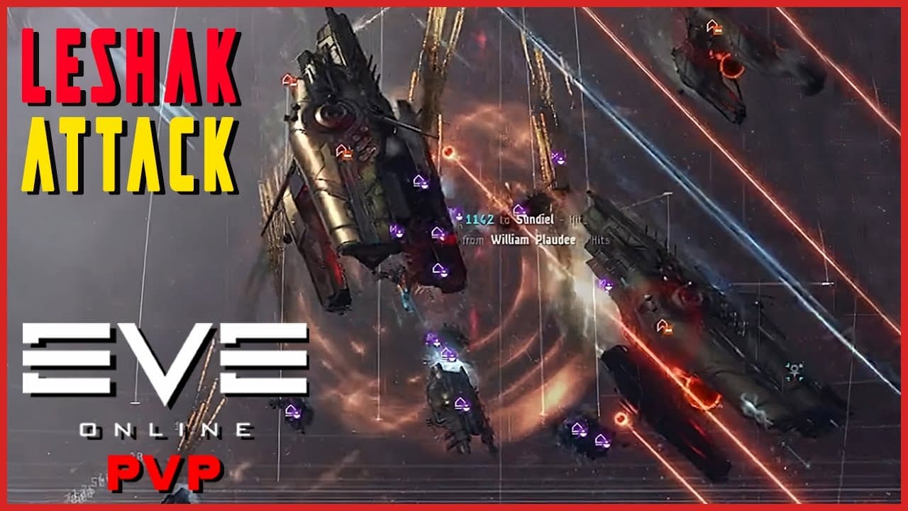 EVE Online Brawl, Leshaks take on Nighthawks || LUPUS vs SUS