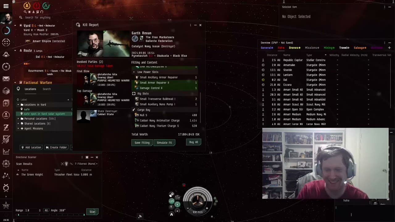 [GAMING][EVE ONLINE] Dual Armor Rep Navy Comet vs the World! This is a fun little ship to fly!