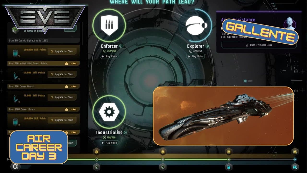 EVE Online: AIR Career Day 3 - Gallente