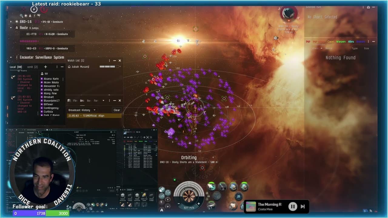 *EveOnline* *EveOnline* *PVP/E * Fleet Hunter with a Moros Navy kill *Exploration* 08/05