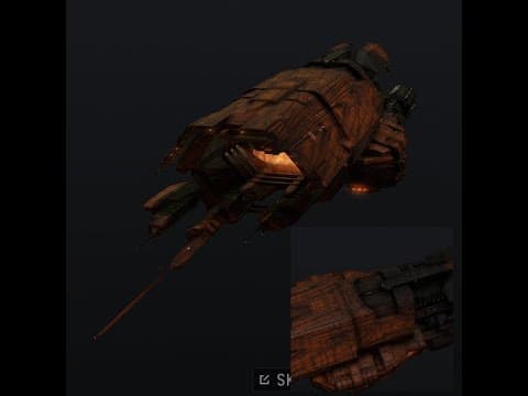Eve Online - SKINR - Typhoon Design - burned wood