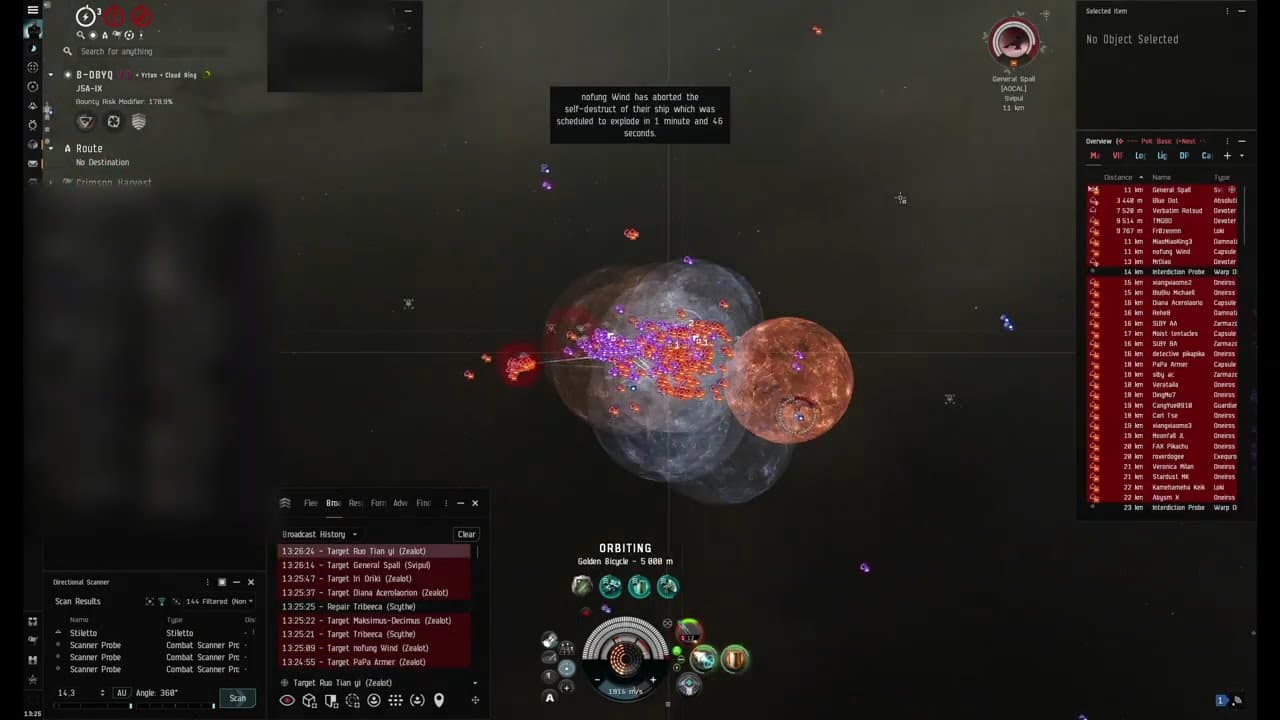 Eve Online - Fountain: Fraternity JB Push — Nice Fight, Bridge Defended (2025-10-23)