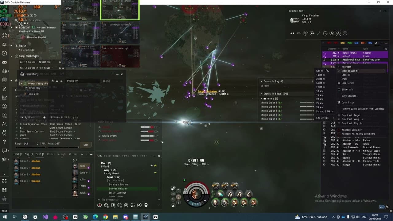 EVE Online  Evento Home front mineração