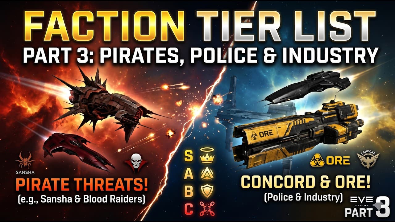 EVE Online Faction Tier List (Part 3): Pirates, Police & Industry