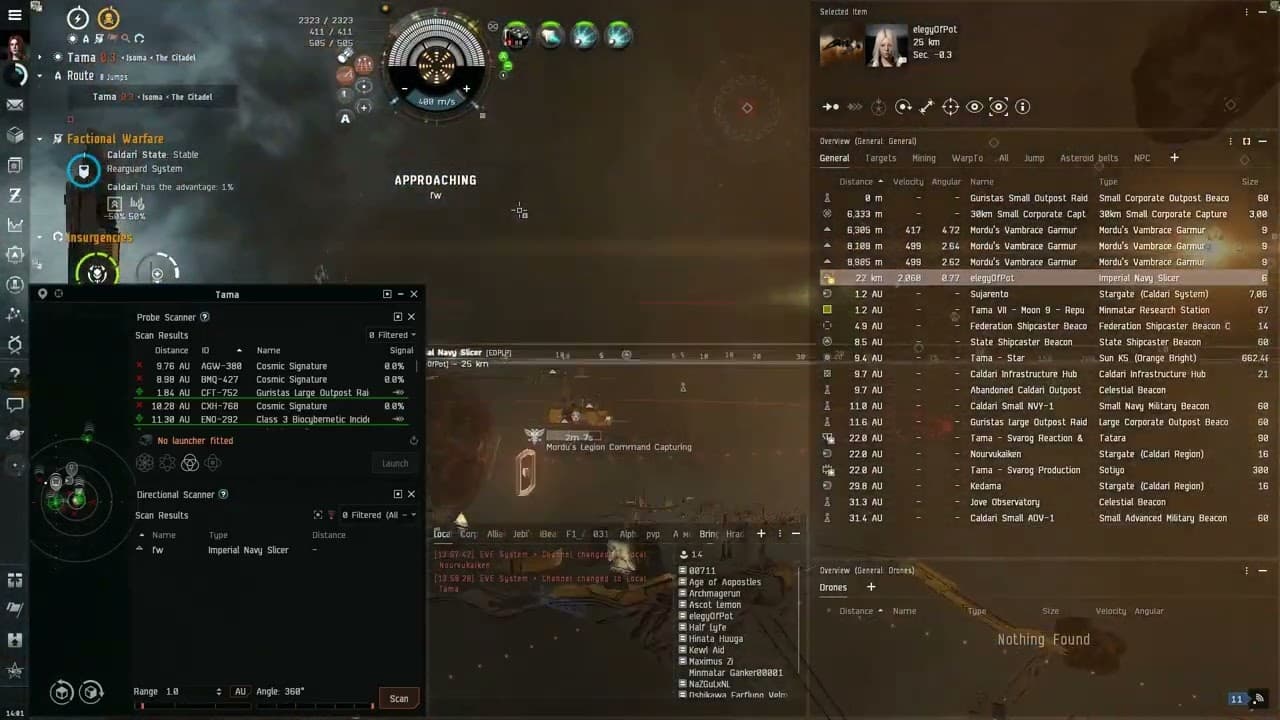 PvP 1v1 #22: Merlin vs Imperial Navy Slicer or how not to escape from a kiter