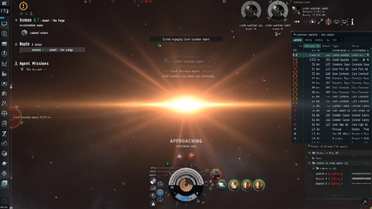 EVE online Mission LV4 SOE en français QC The assault ''blitz''