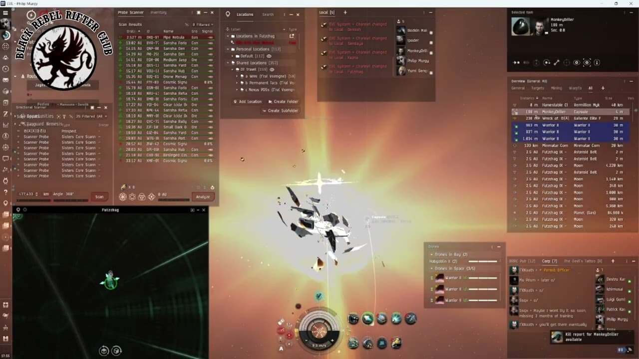 EVE ONLINE METAMORPHOSIS HUNTING PROSPECT PVP BRRC