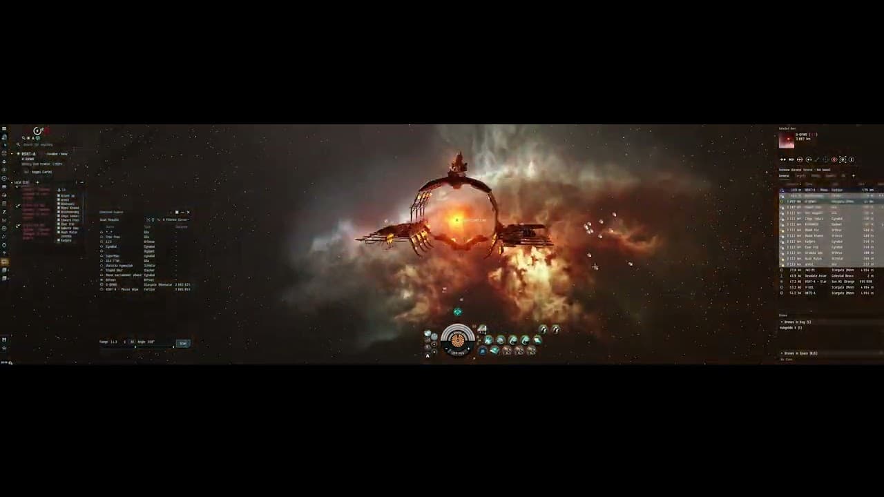 Solo Pvp Sleipnir run into hostile fleet