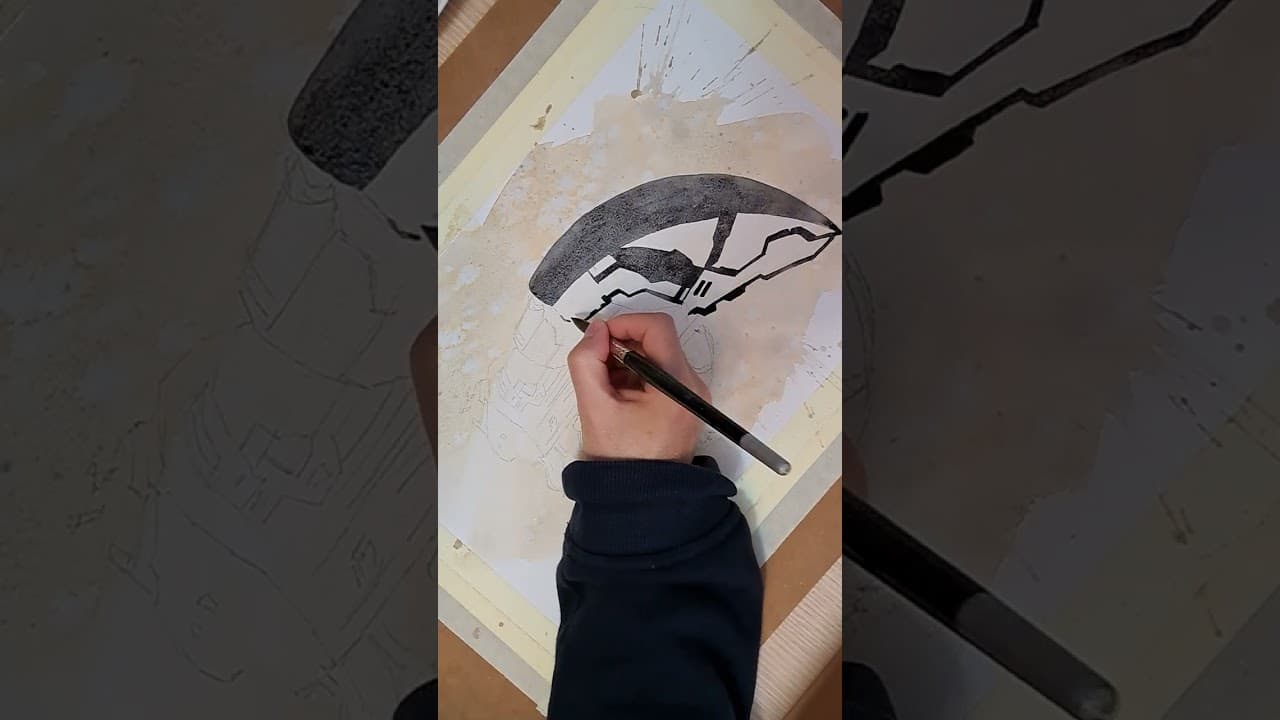 Navy Omen Painting - Eve Online Art