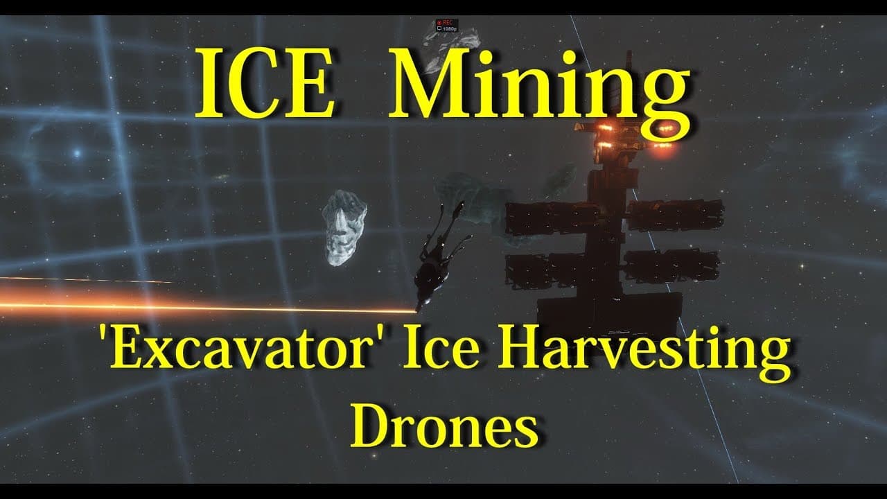 Rorqual Ice Mining - Excavator Ice Harvesting Drones - EVE Online